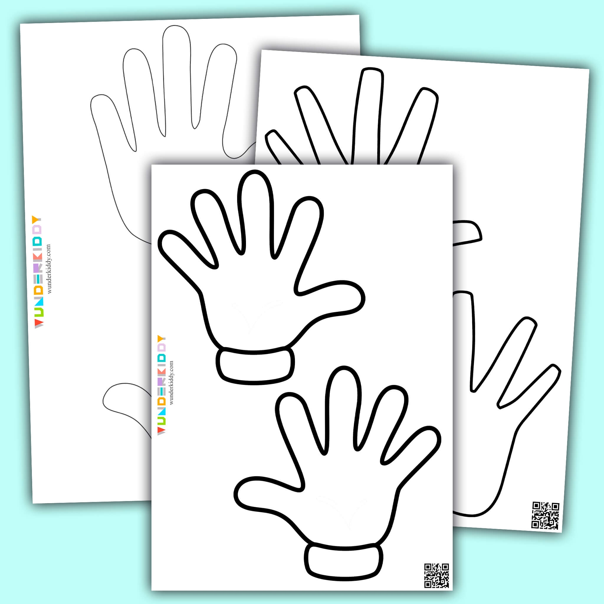Handprint Template Printable