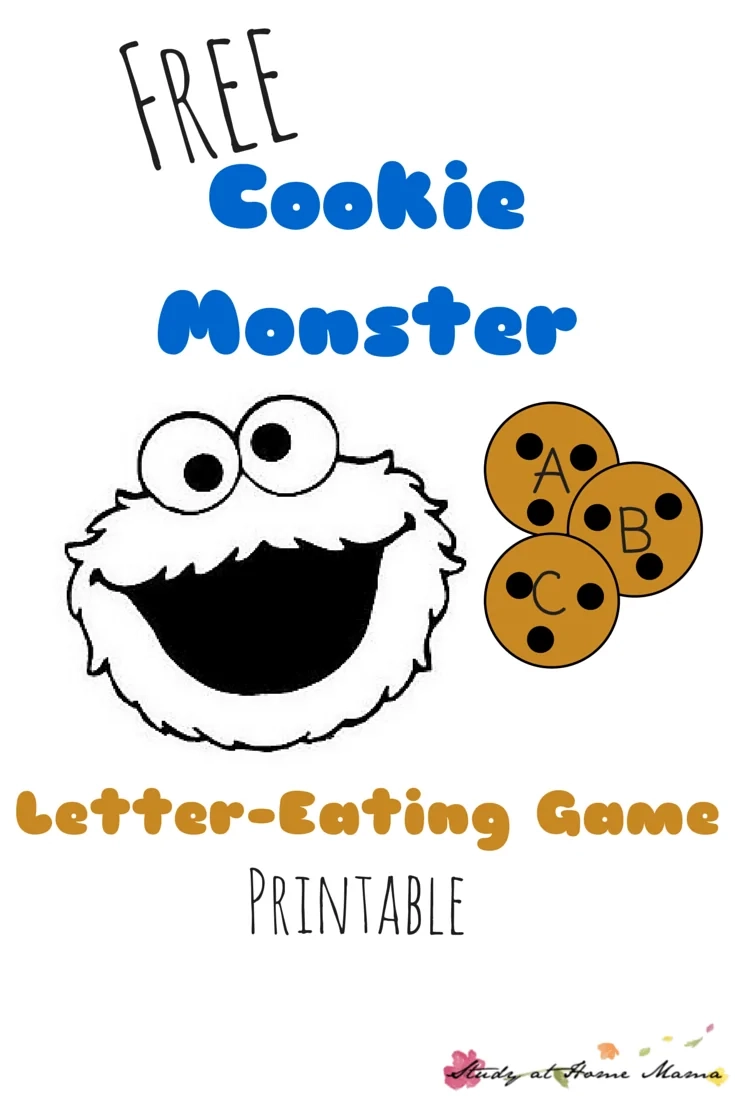 Cookie Monster Printable Template