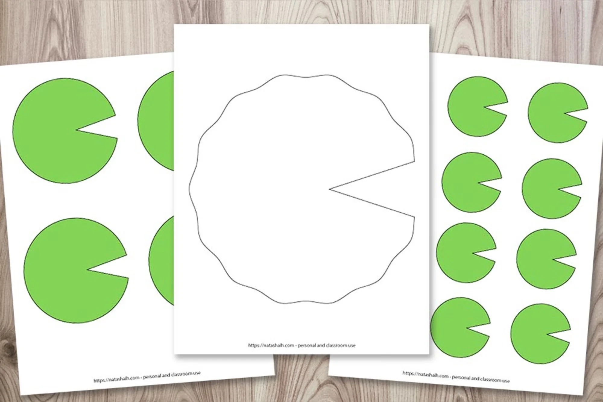 Free Printable Lily Pad Template Free Printable Lily Pad Template