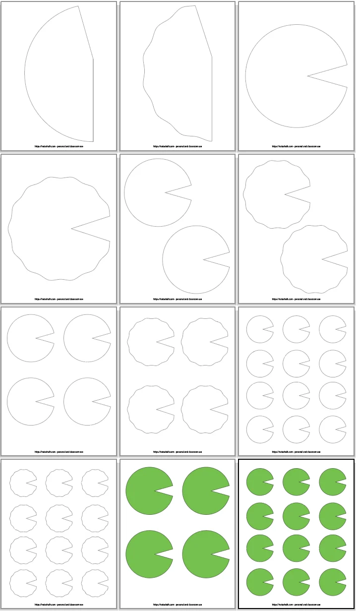 Lily Pad Templates The Artisan Life Lily Pad Templates The Artisan Life