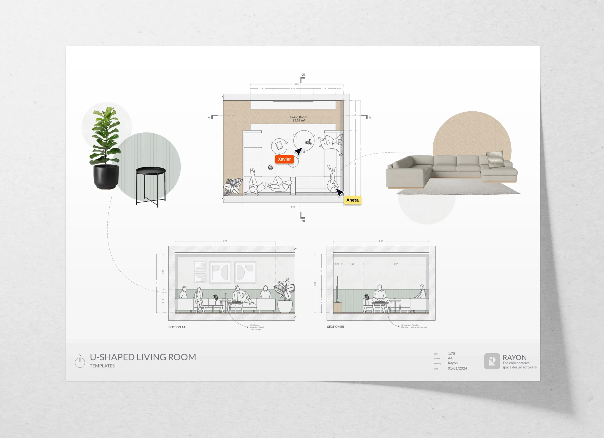 Living Room Layouts 4 Templates For Interior Designers And 