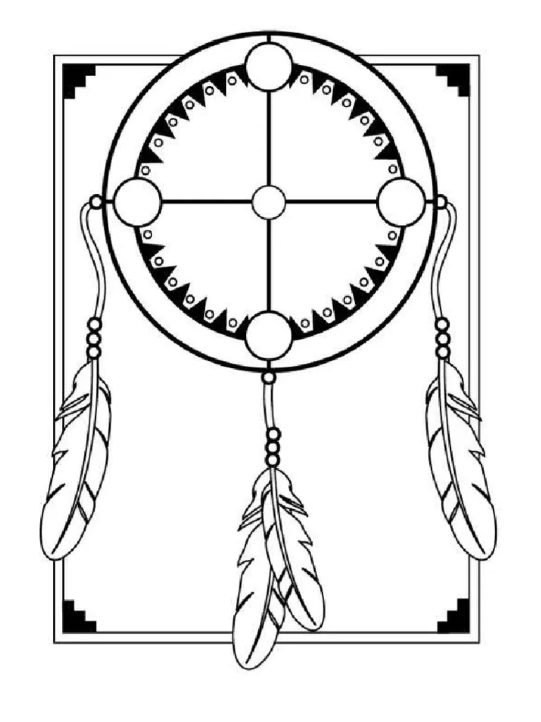 Medicine Wheel Template PDF