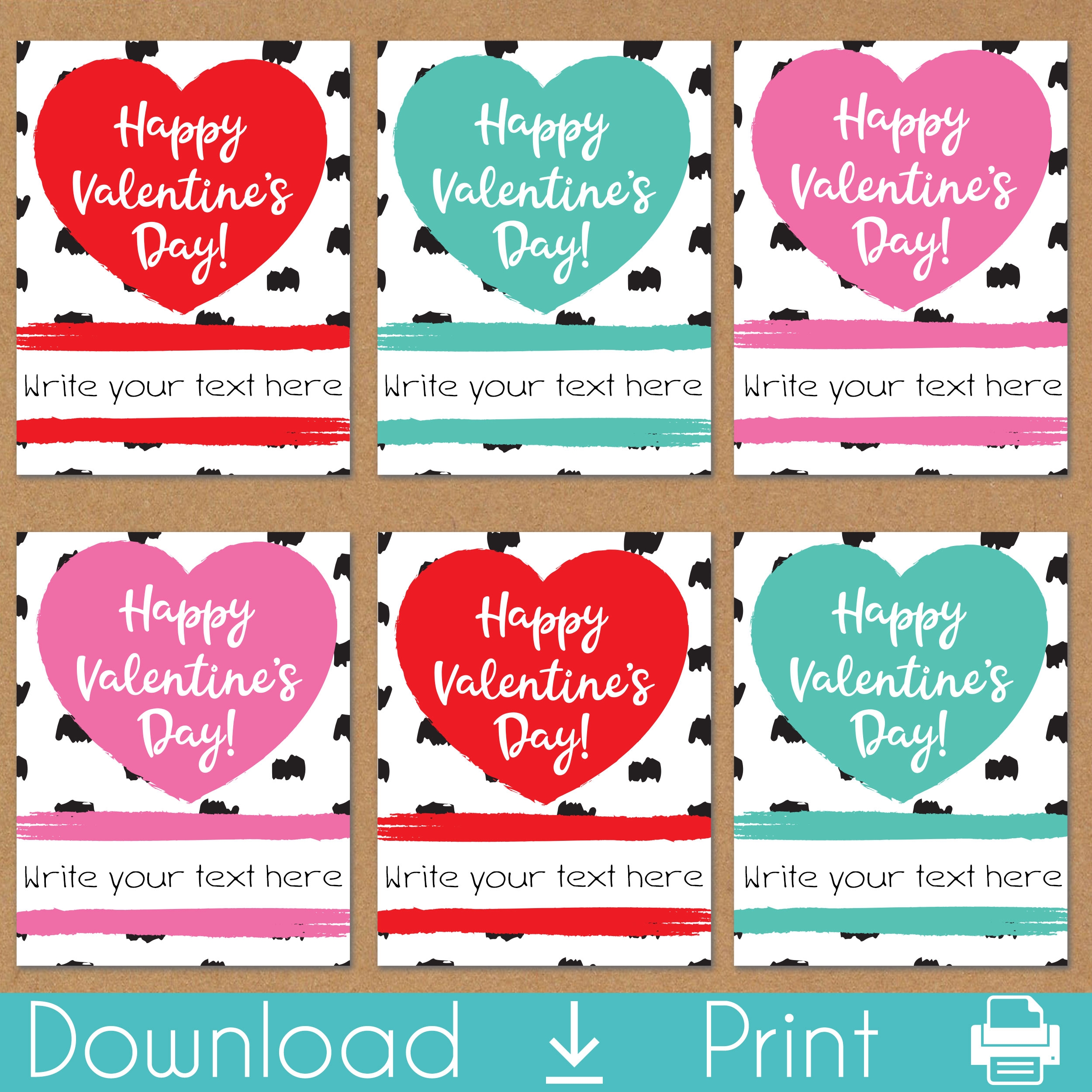 Printable Valentines Day Card Template Printable Valentines Day Card Template