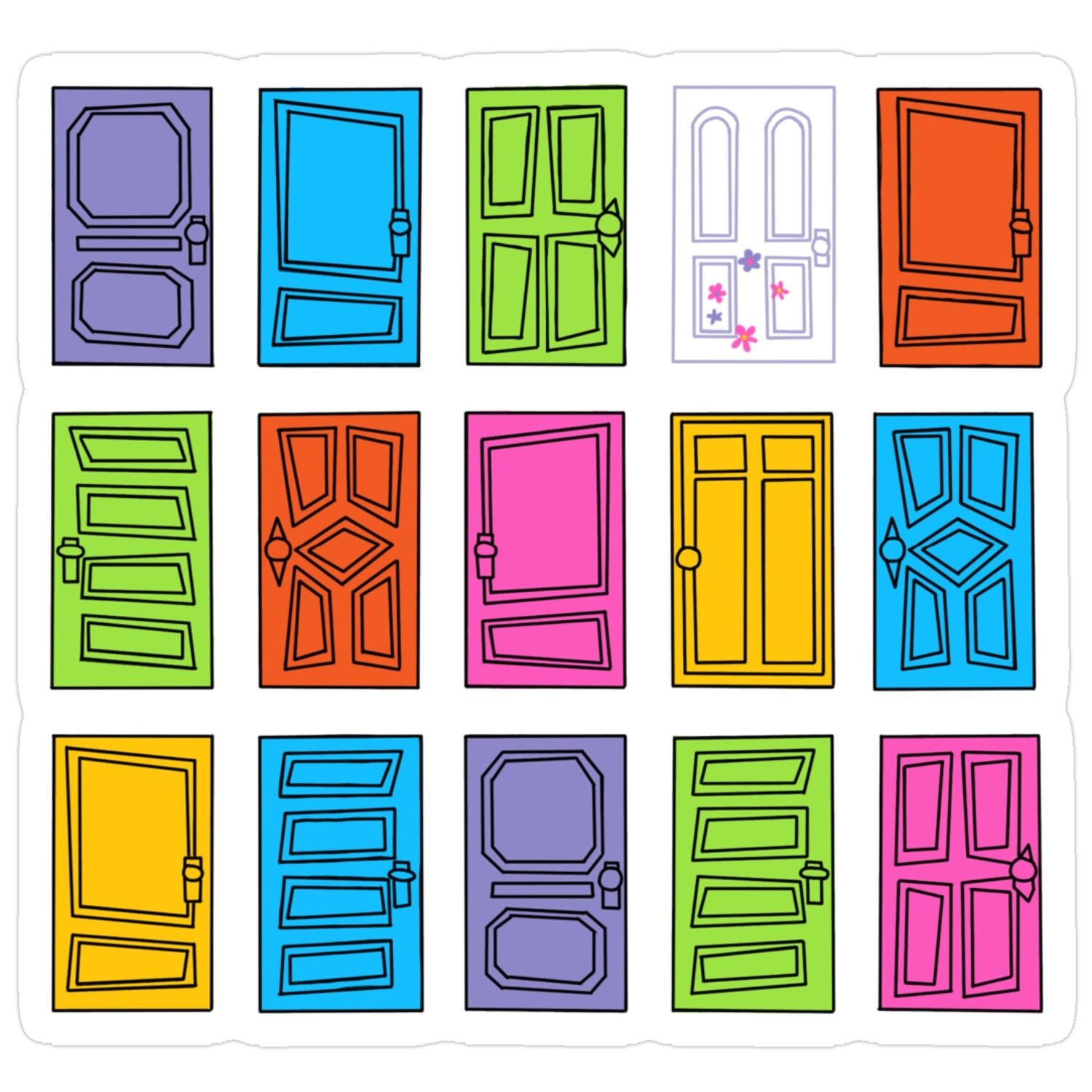 Monsters Inc Doors Printables Shop On Pinterest