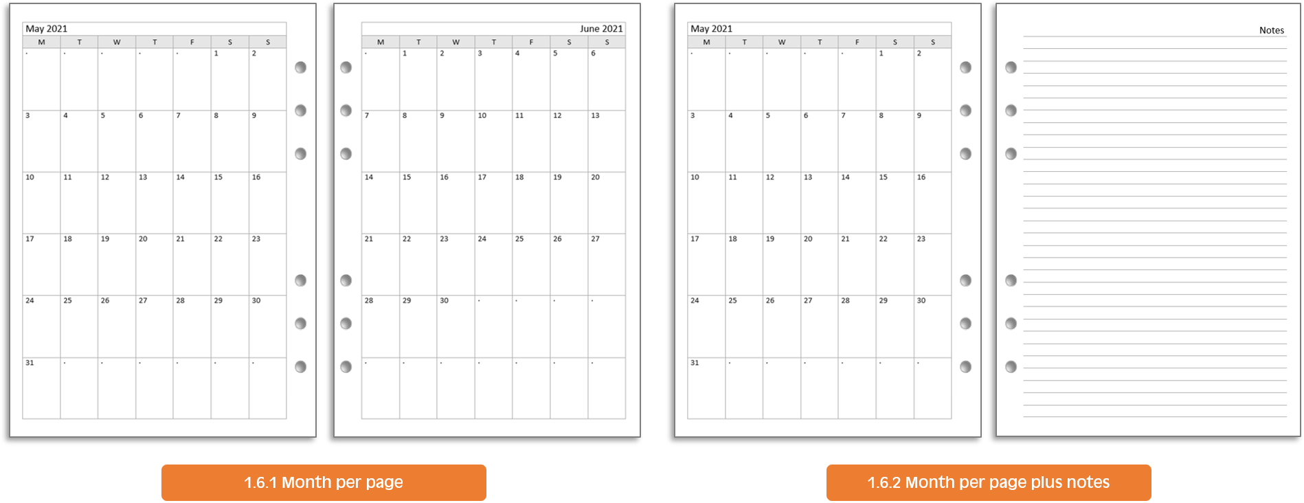 Free Printable Filofax Templates