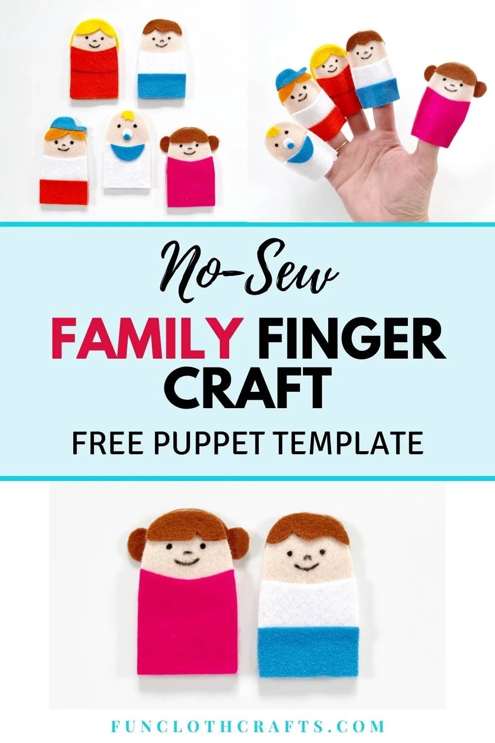 Free Printable Family Family Finger Puppet Template Free Printable Family Family Finger Puppet Template
