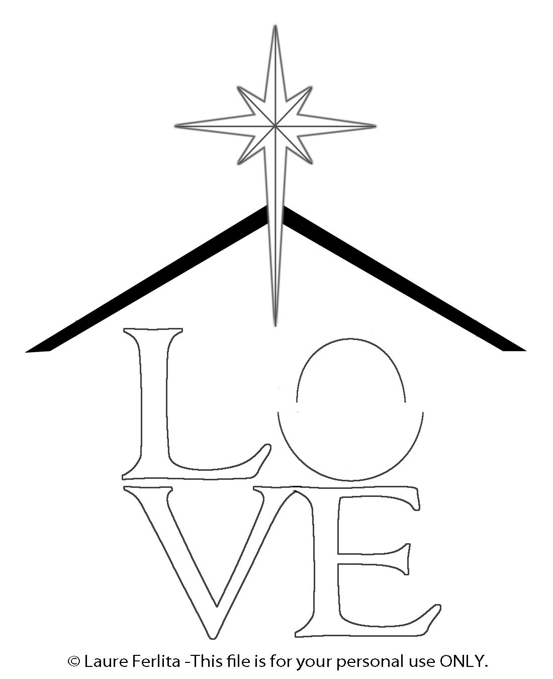 Bethlehem Star Template Printable