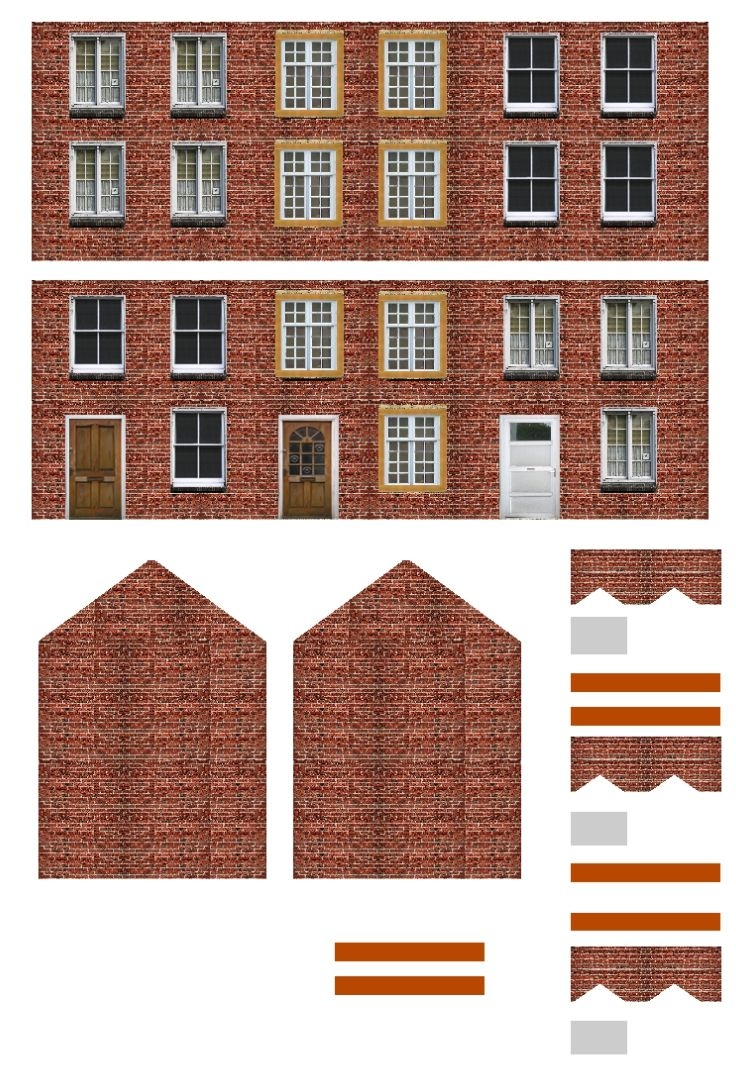 Free Printable Building Cut Out Template