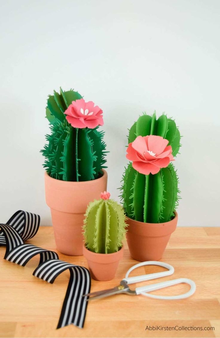3d Cactus Template Printable