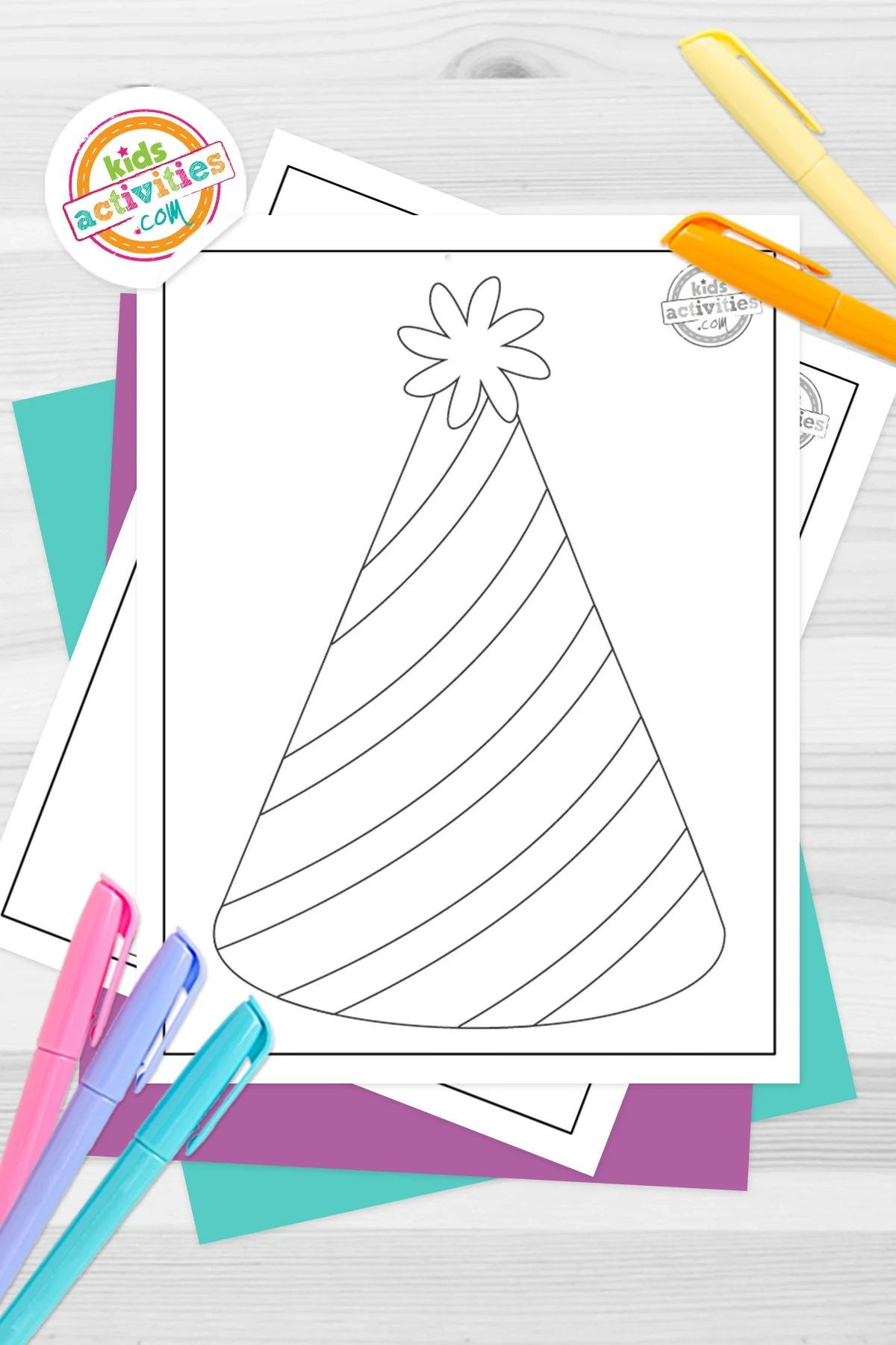 Birthday Hat Template Printable