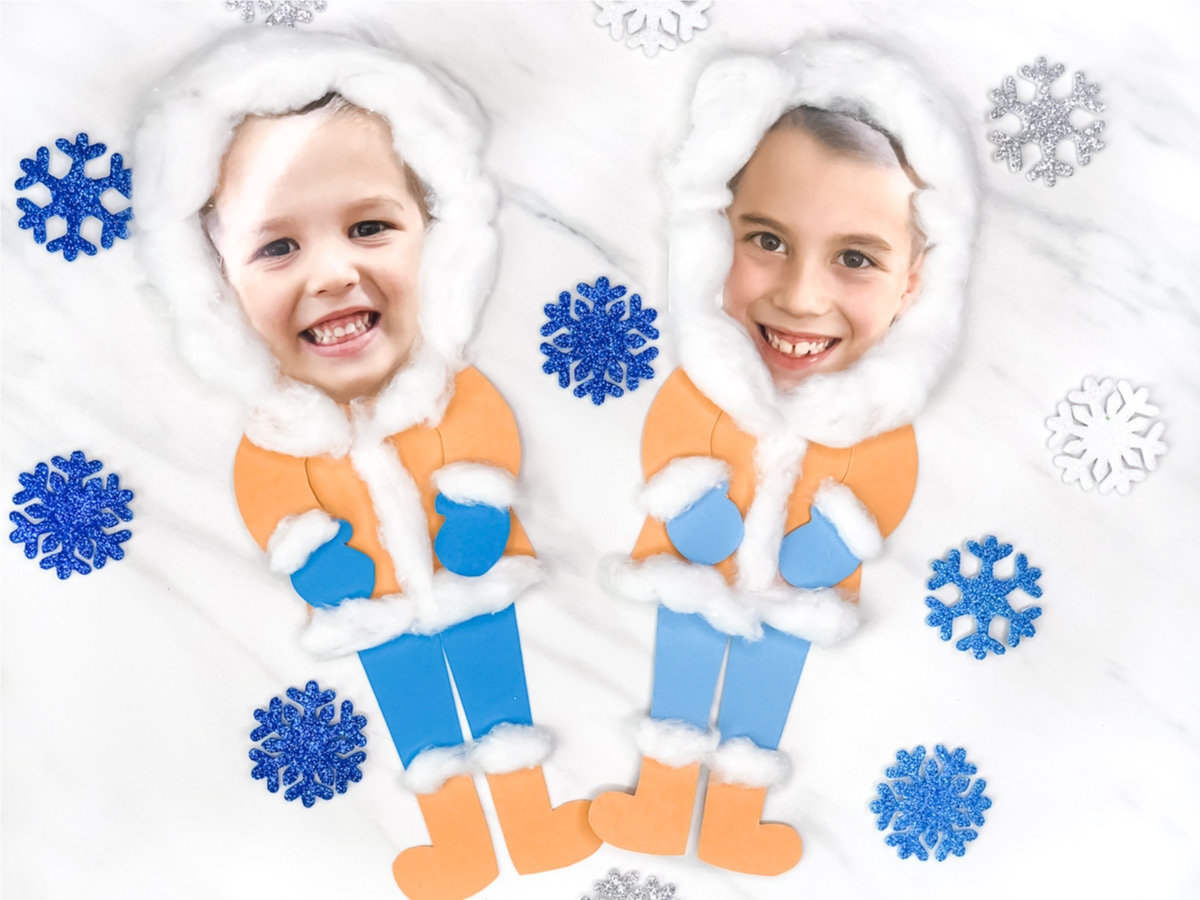 Photo Eskimo Craft For Kids Free Template Story Simple 