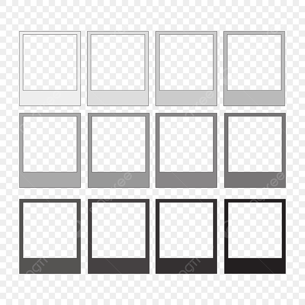 Polaroid Template Printable