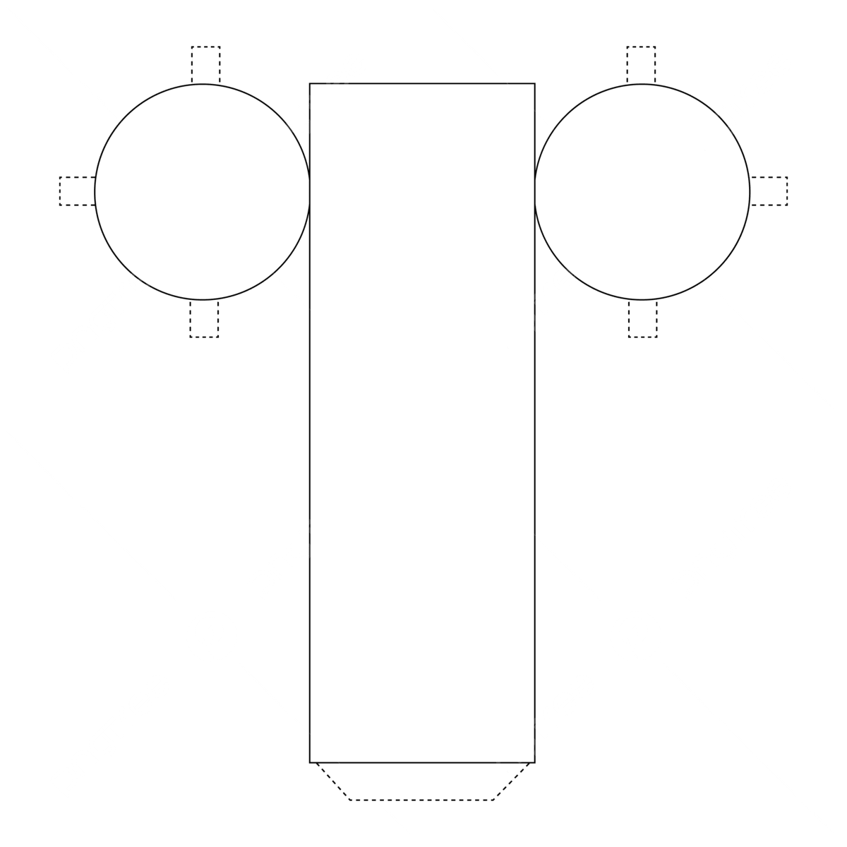 3d Cylinder Template Printable