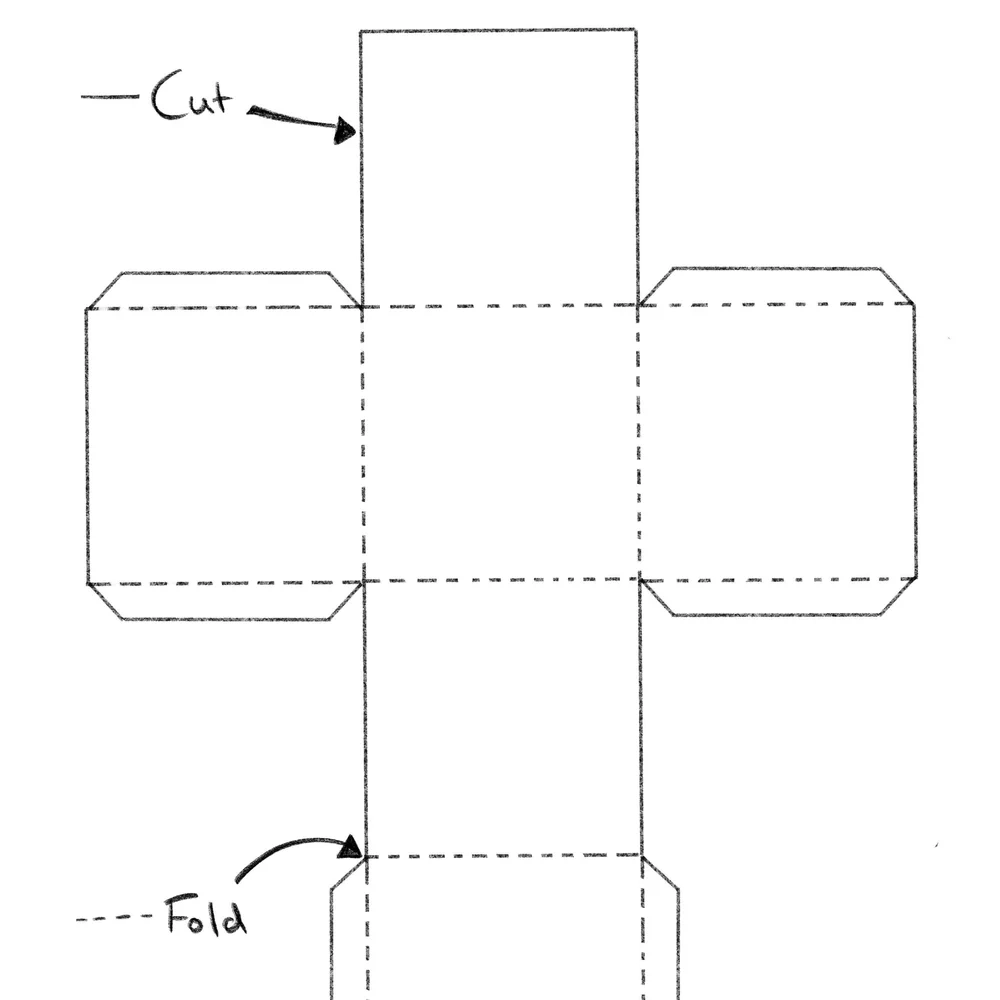 Printable A4 Blank Dice Free Super Fun Happy Time
