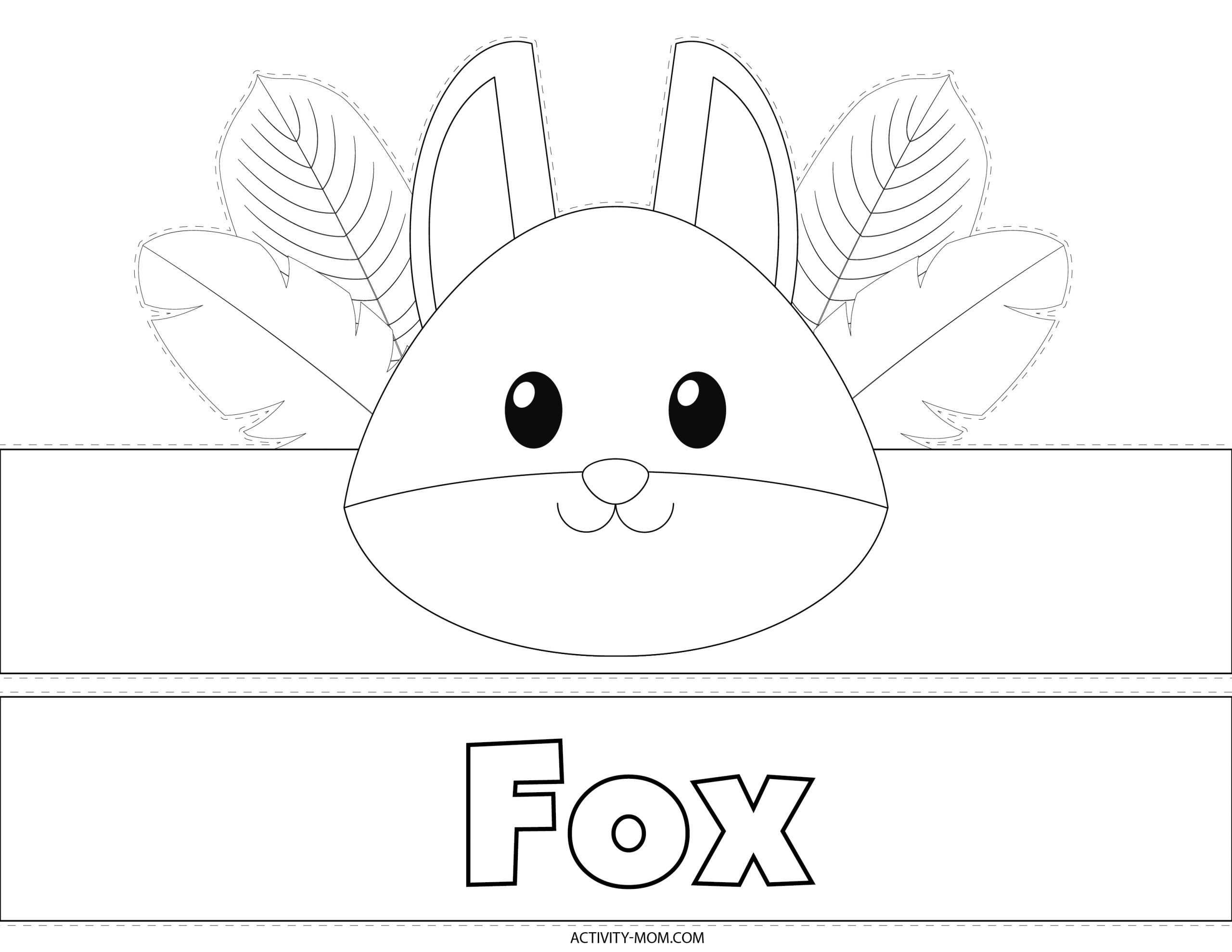 Free Printable Animal Headband Templates Free Printable Animal Headband Templates