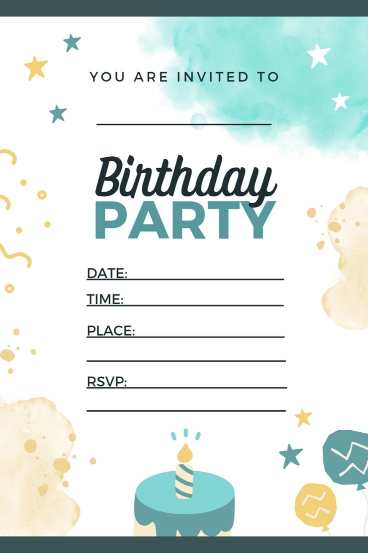 Birthday Party Printables Templates Birthday Party Printables Templates