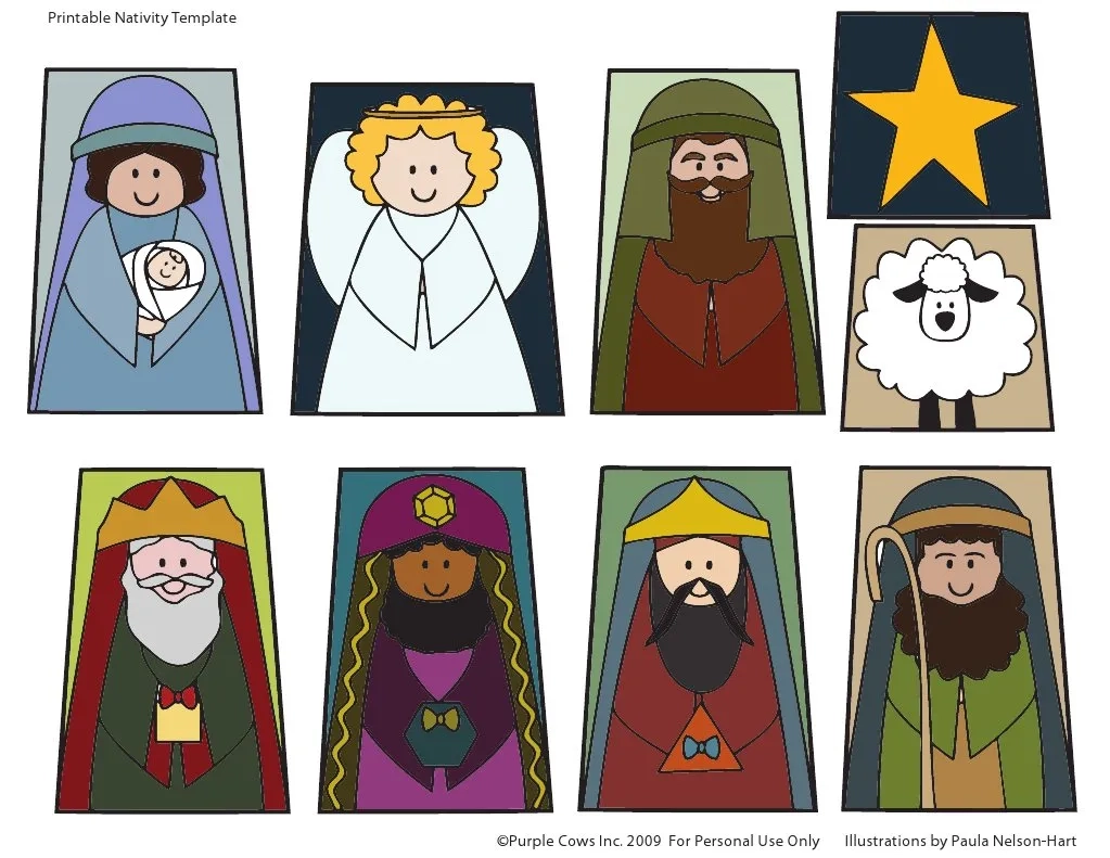 Nativity Templates Printable