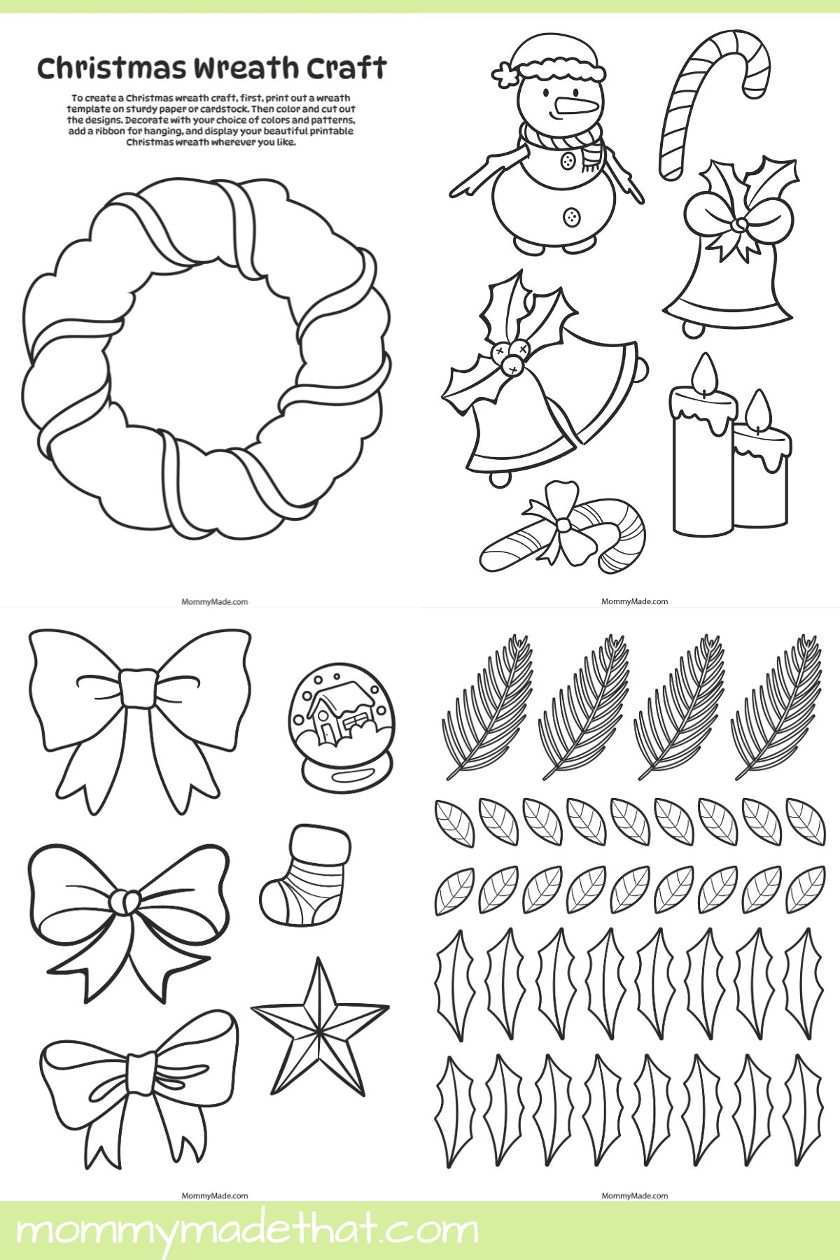 Wreath Template Printable