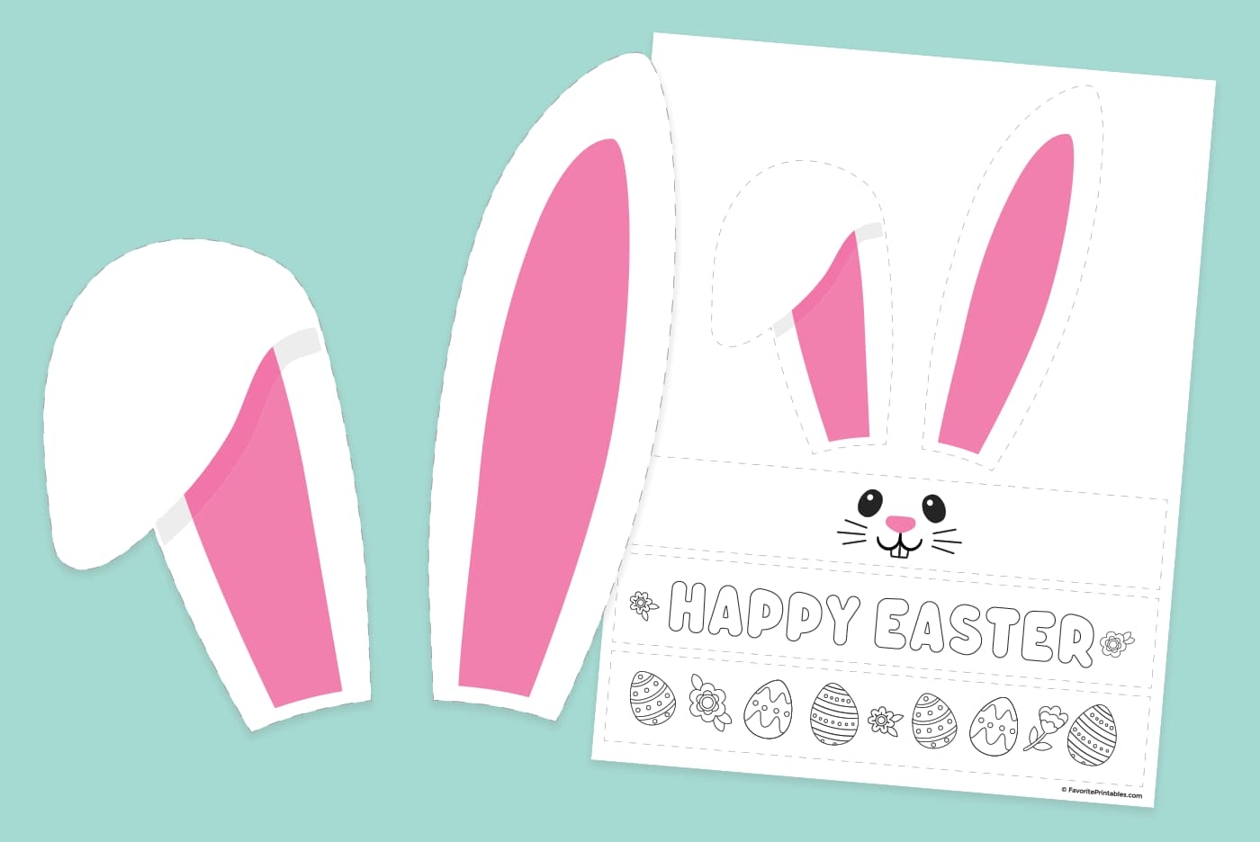 Free Printable Bunny Ears Template Free Printable Bunny Ears Template