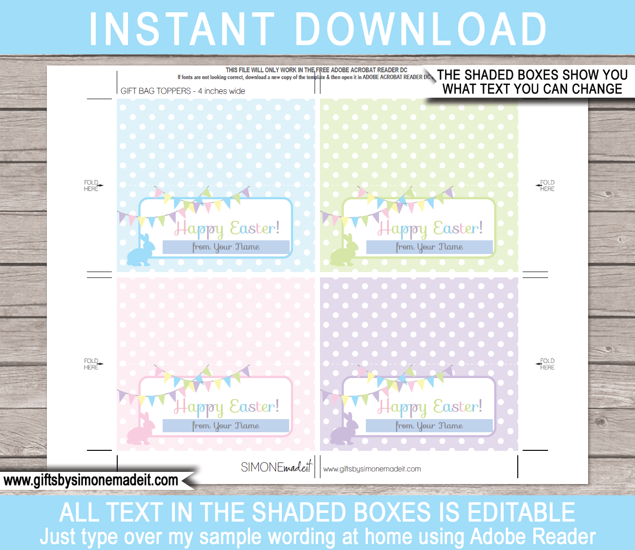 Free Printable Treat Bag Toppers Templates Free Printable Treat Bag Toppers Templates