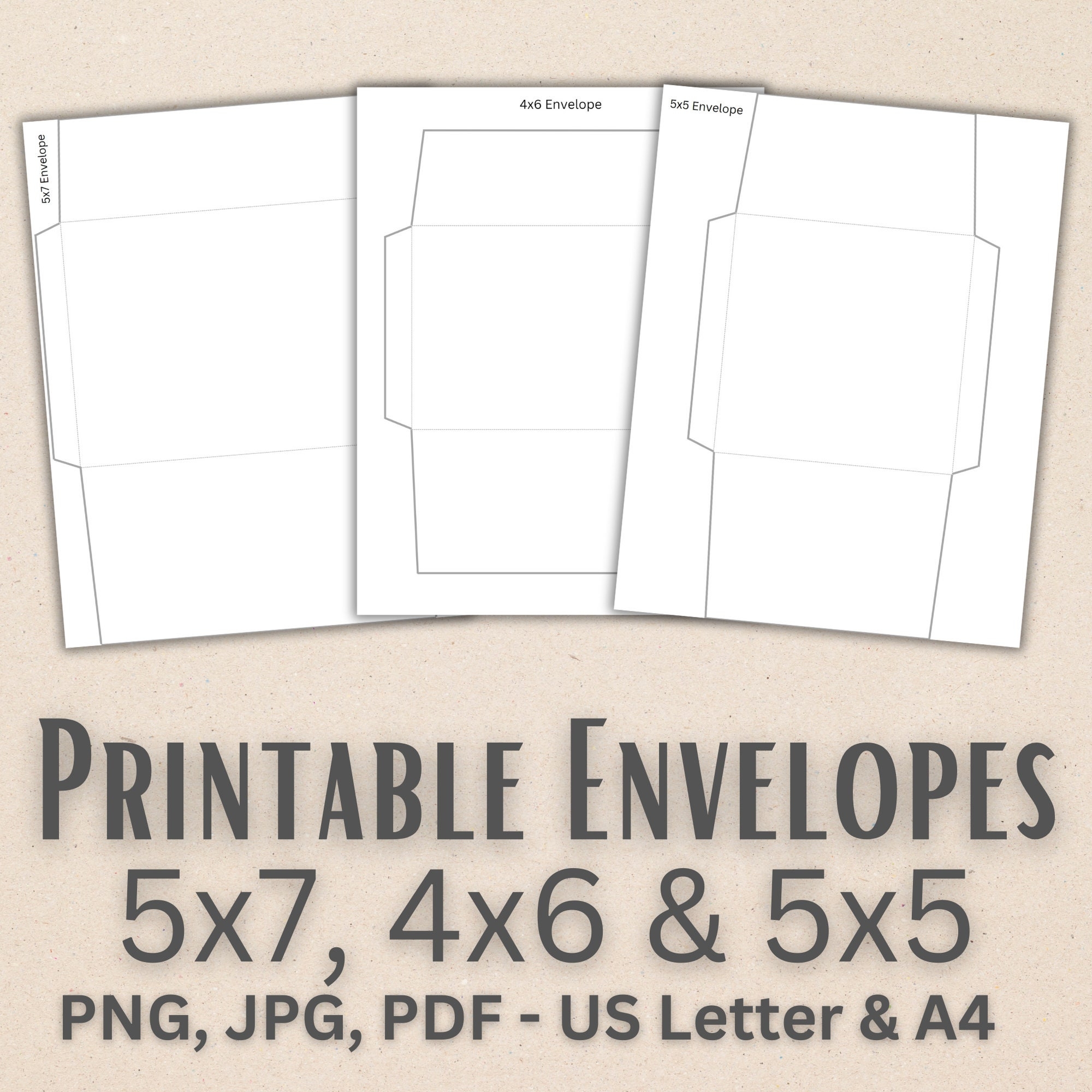 Free Printable 5x7 Envelope Template