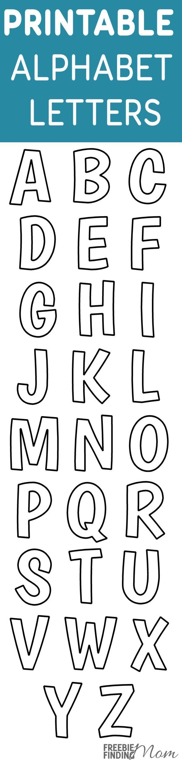 Alphabet Template Free Printable