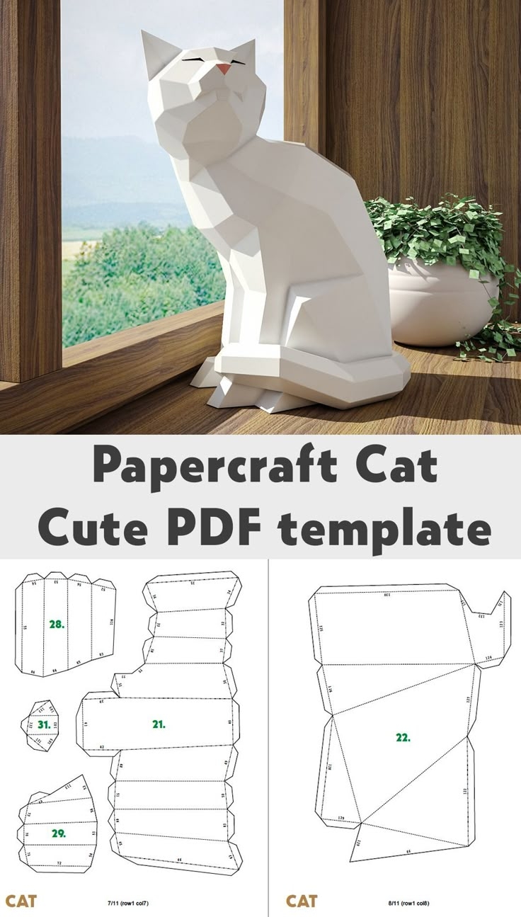 Printable Free Papercraft Templates Pdf B6