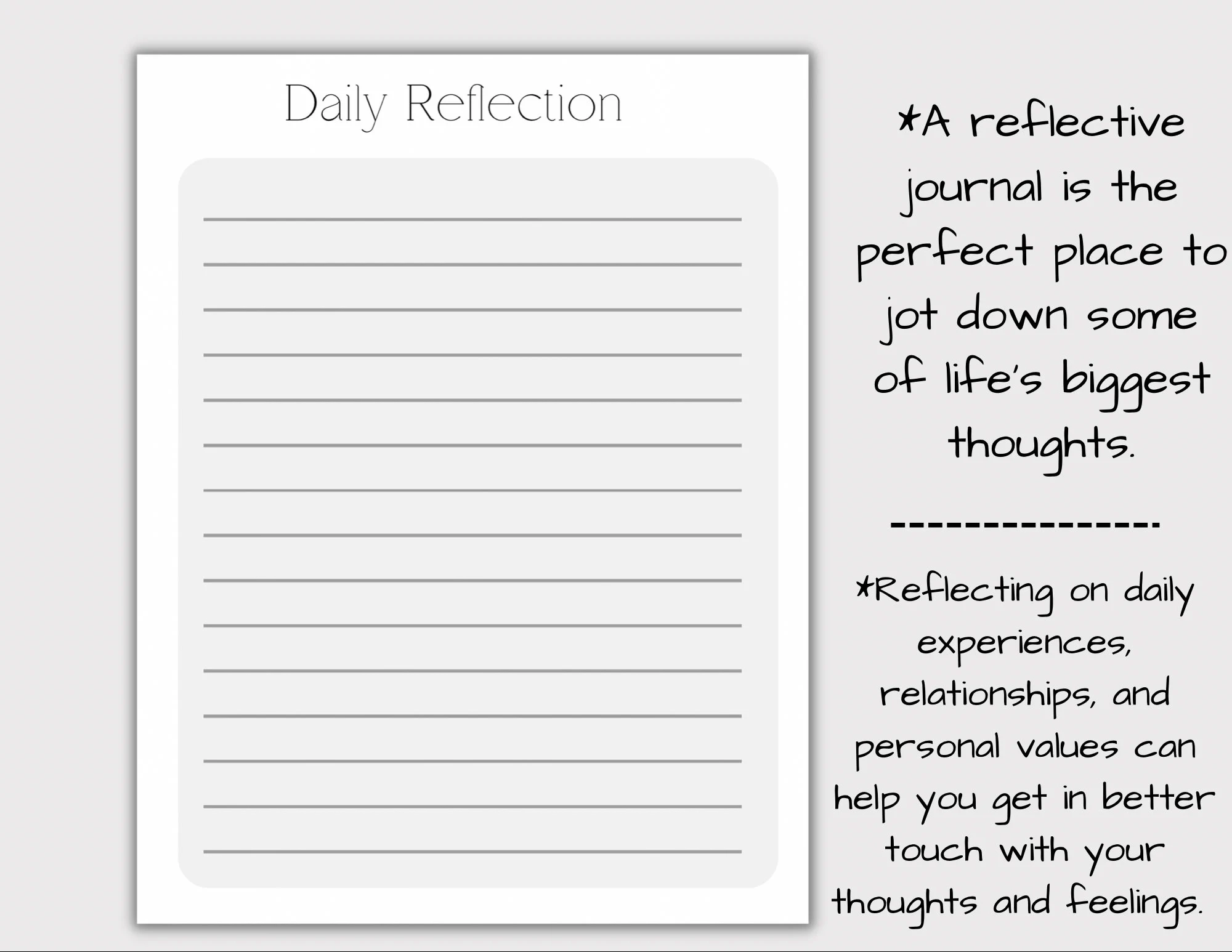 Printable Grief Journal Grief Template Coping With Grief 