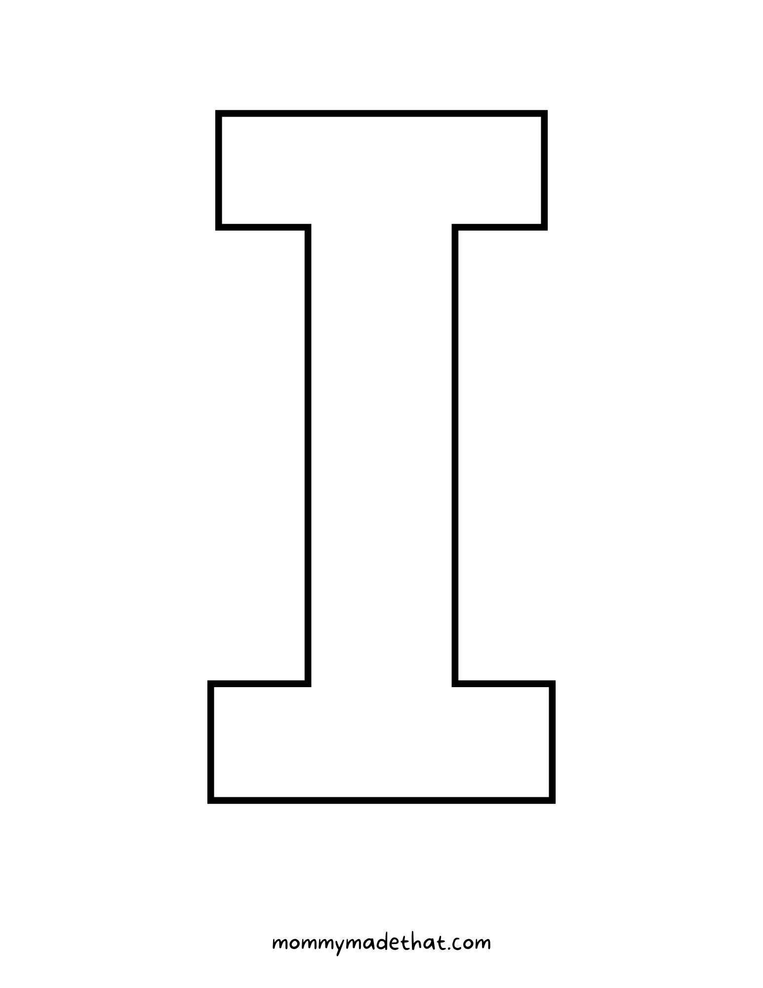 Printable Letter I Grab The Free Templates