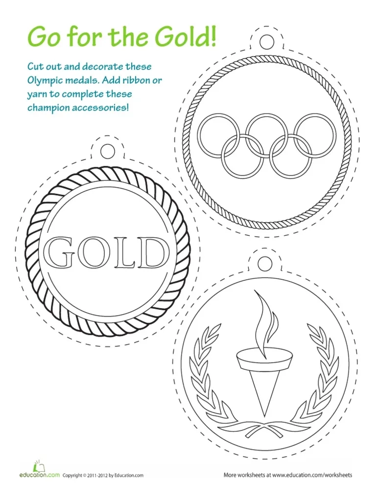Medal Template Printable