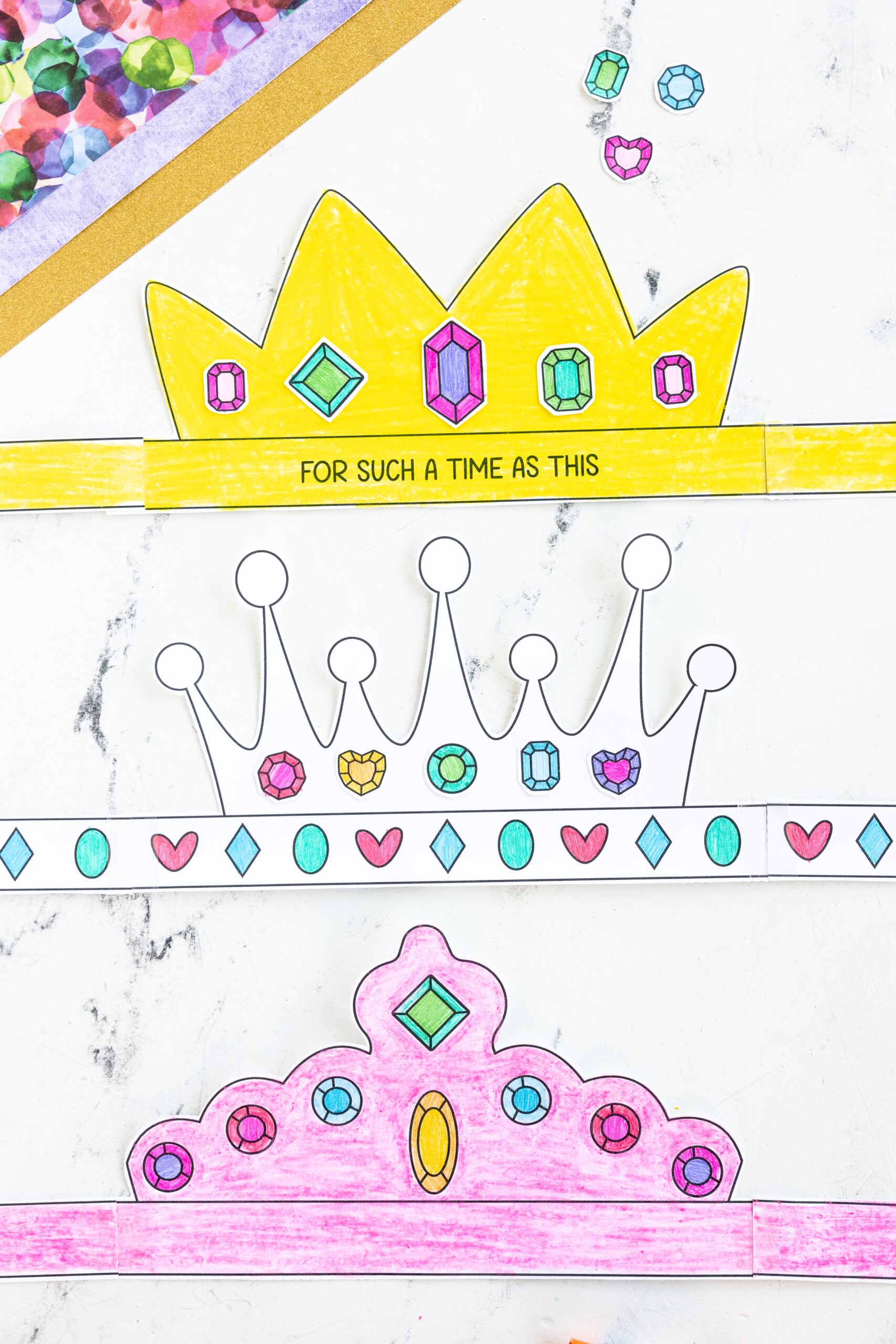 Printable Queen Esther Crowns Made To Be A Momma