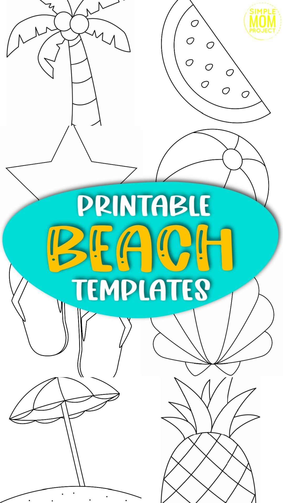 Printable Summer And Beach Templates Simple Mom Project Printable Summer And Beach Templates Simple Mom Project