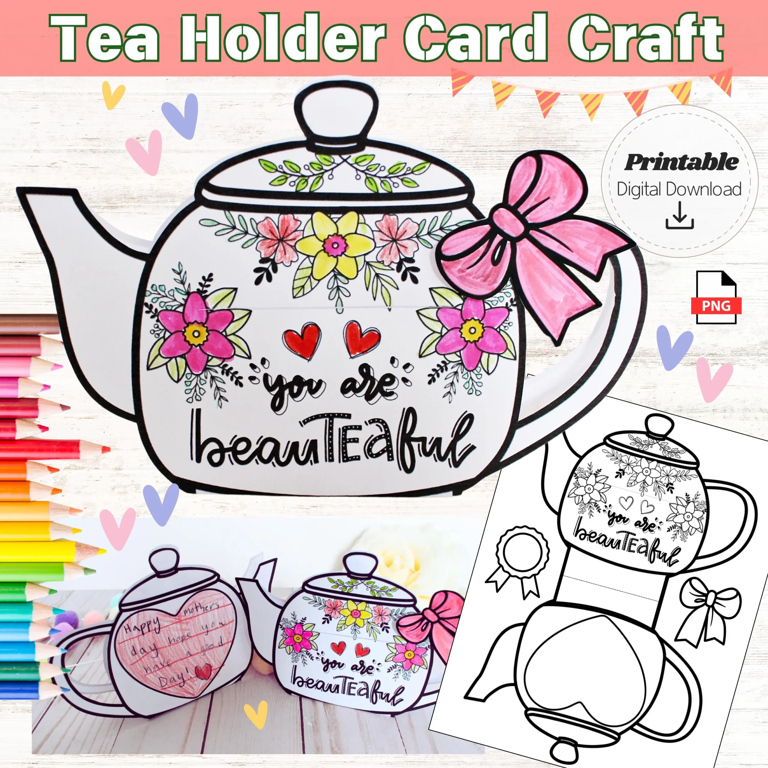 Printable Teapot Template