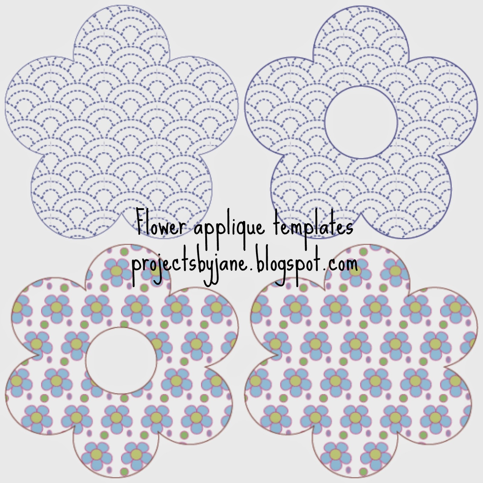 Applique Template Printable Applique Patterns