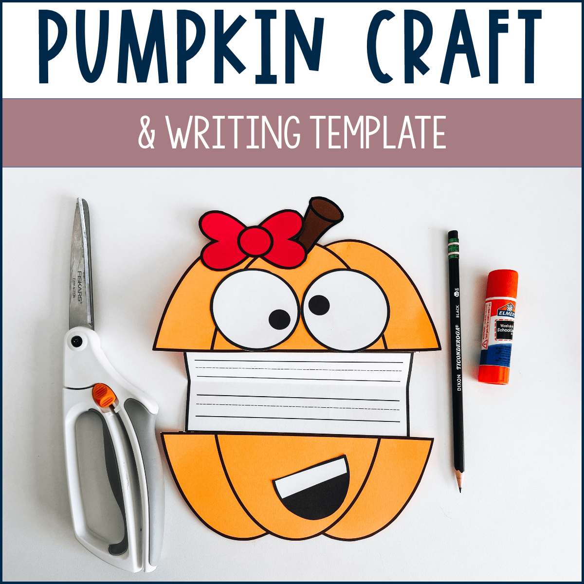 Pumpkin Writing Template Printable
