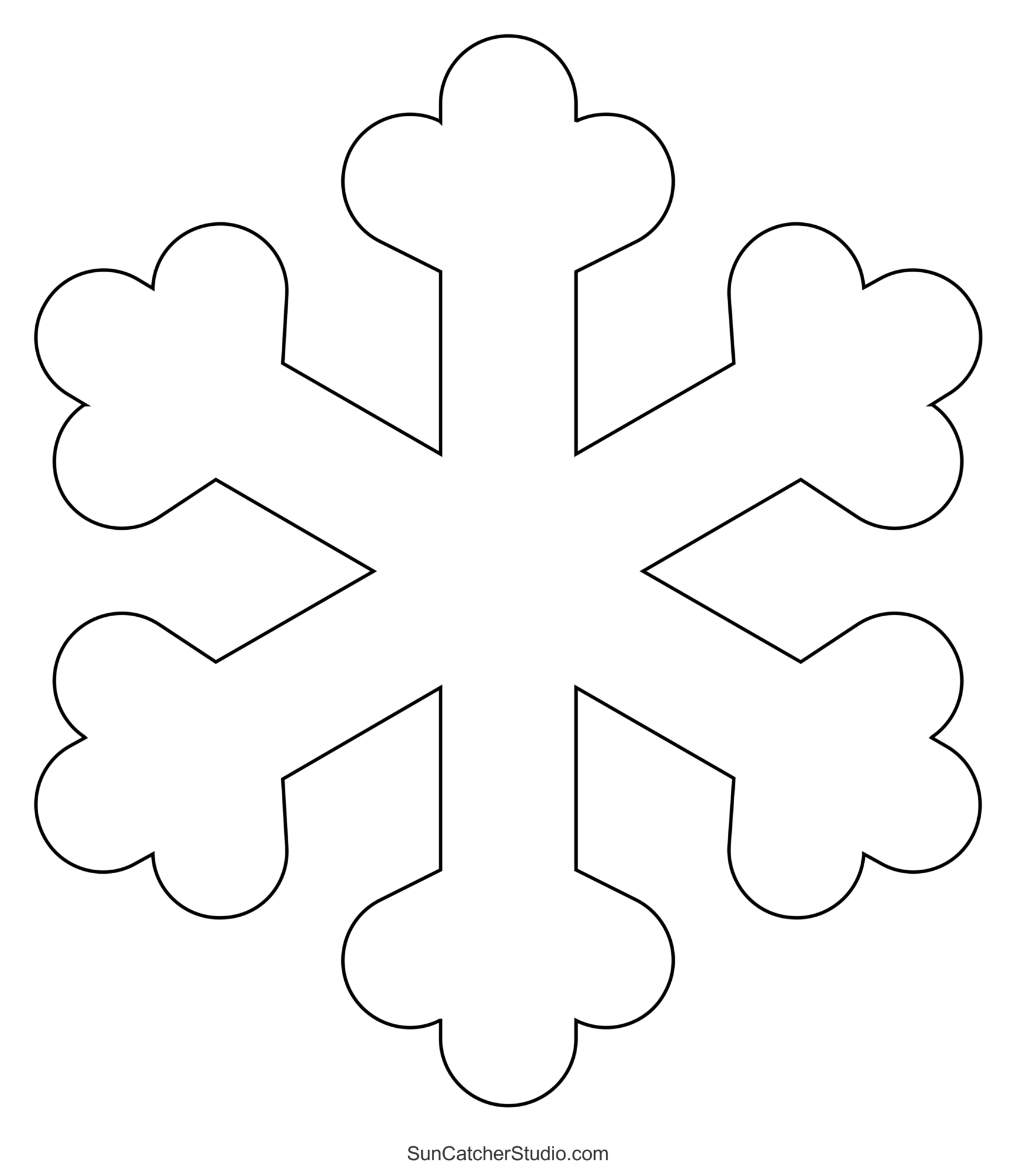 Snowflake Templates Printable Stencils And Patterns Free 