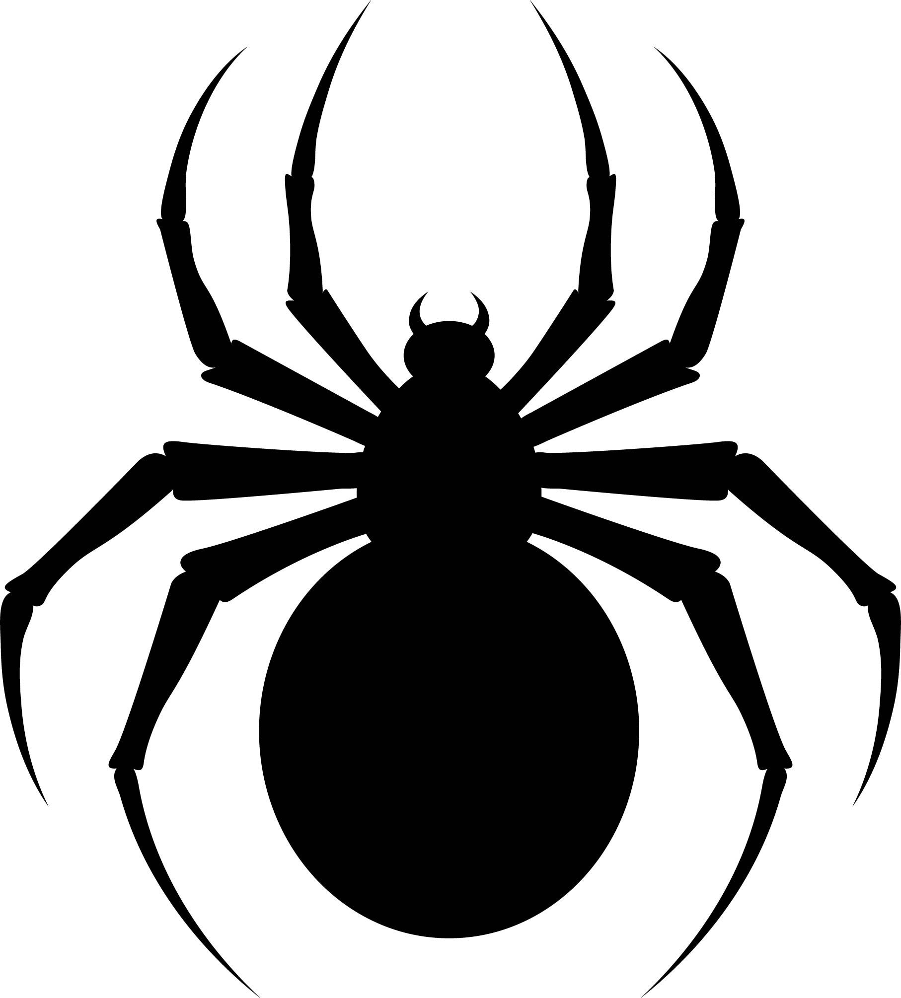 Black Spider Template Printable