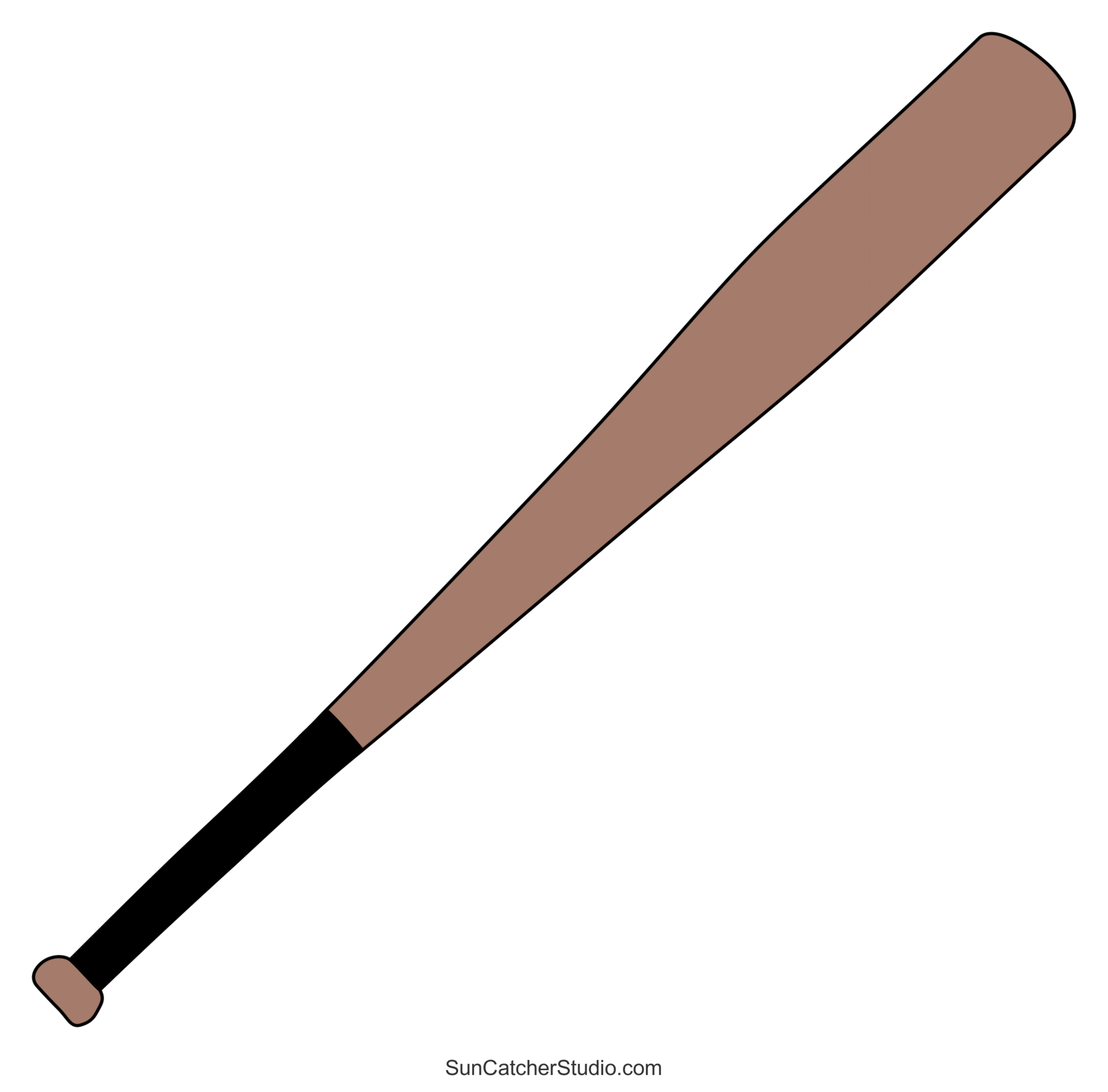 Baseball Bat Printable Template