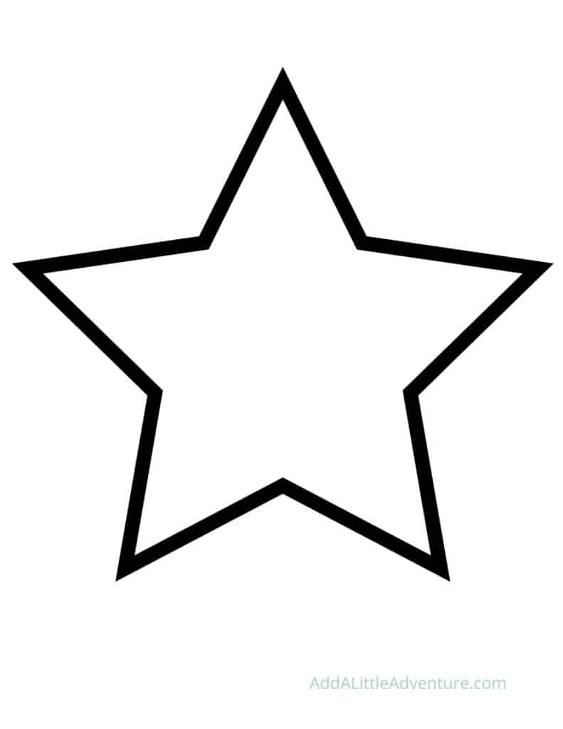 10 Inch Star Template Printable