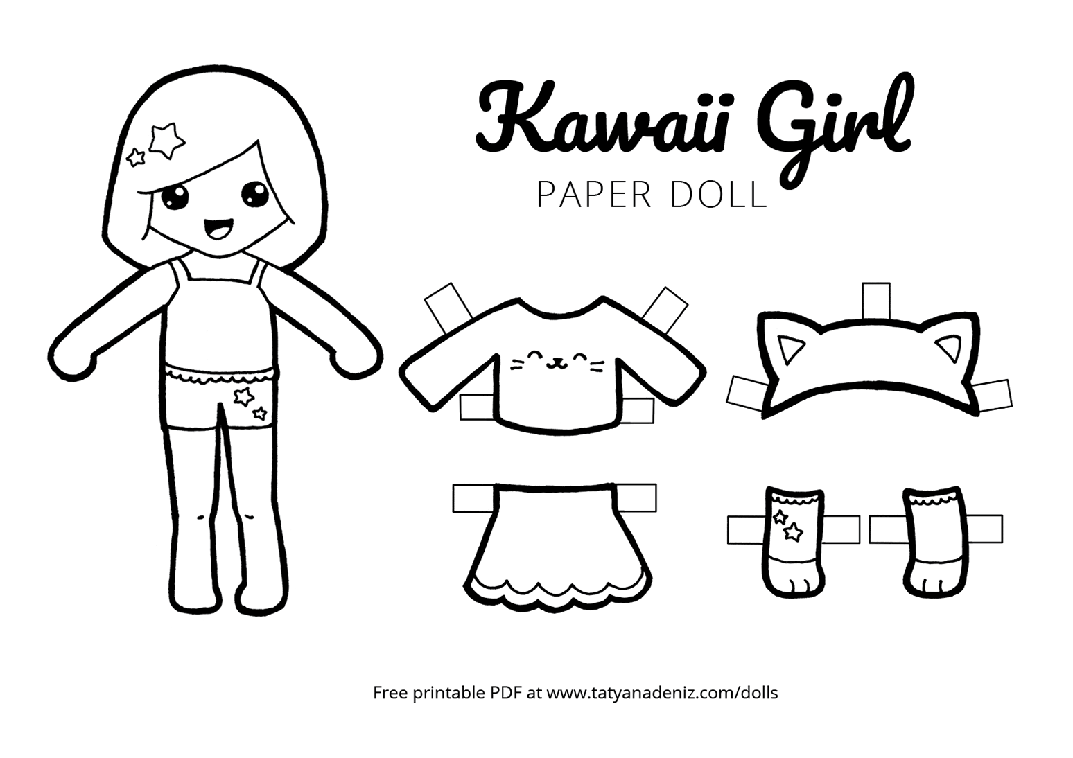 Doll Template Printable