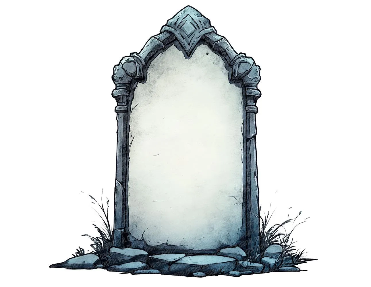 Blank Tombstone Template Printable