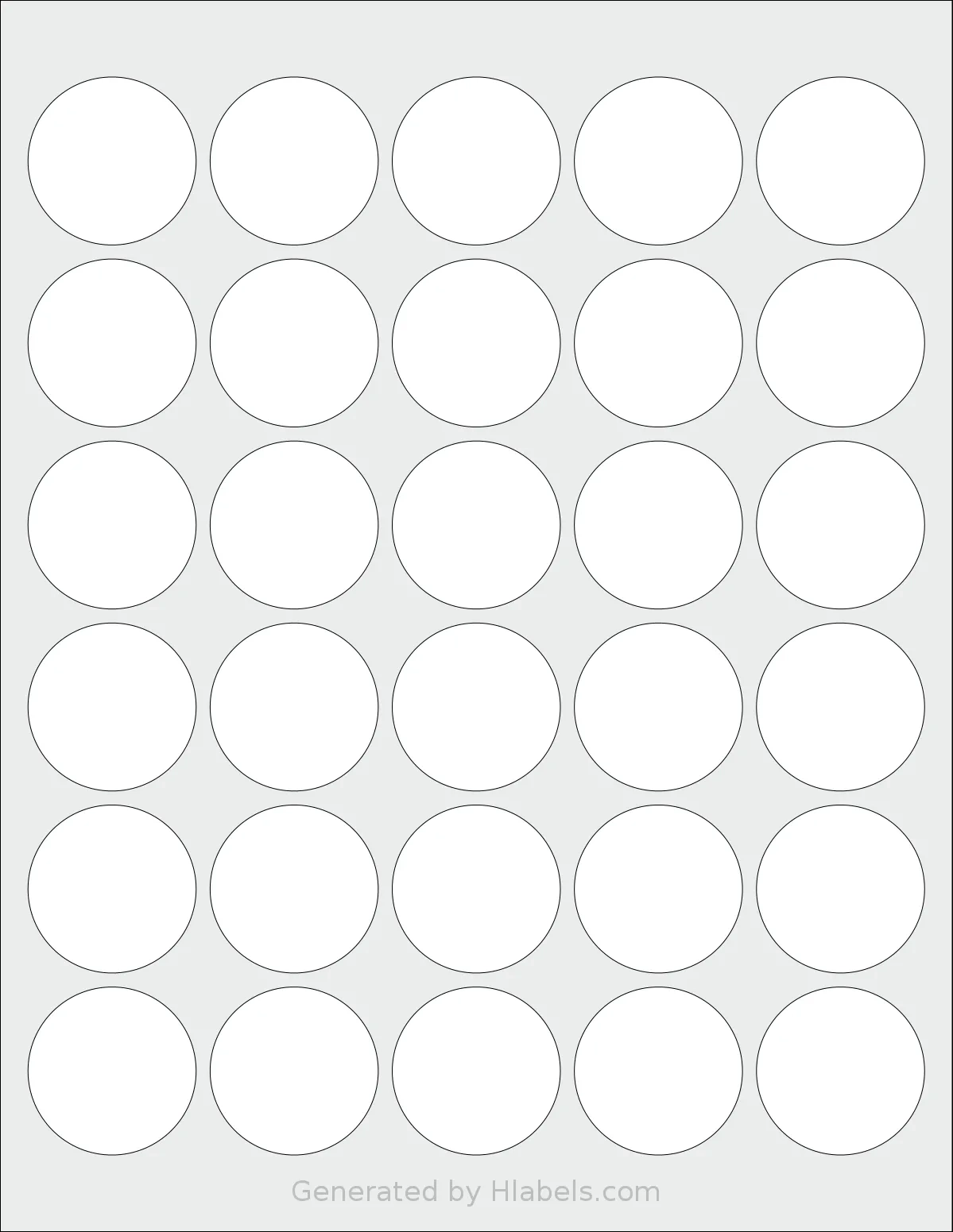 1.5 Inch Circle Template Free Printable 1.5 Inch Circle Template Free Printable