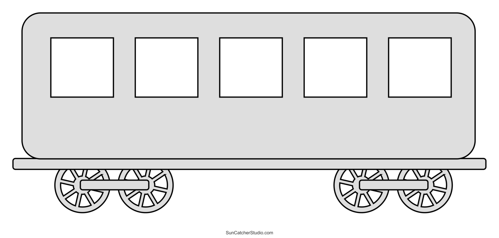 Train Template Free Printable