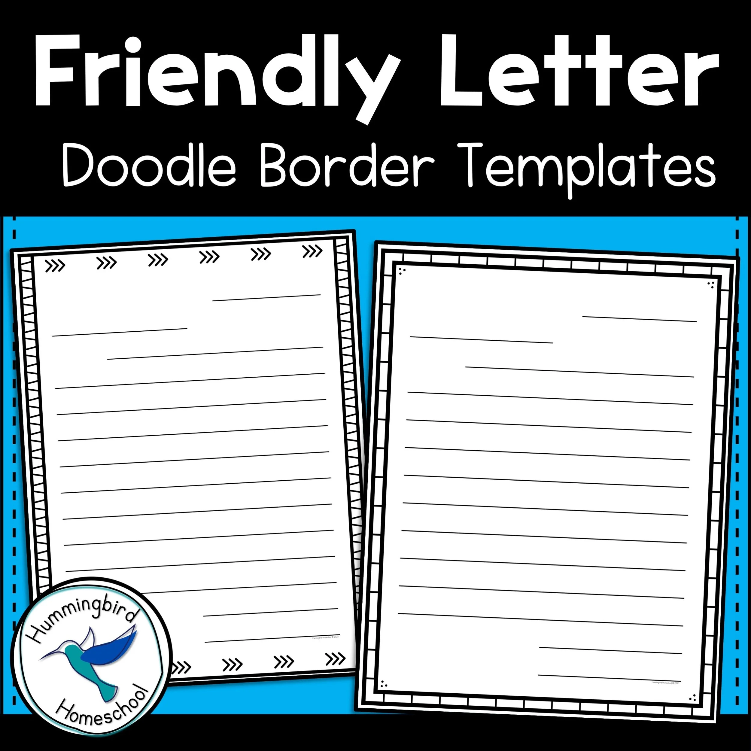 Free Friendly Letter Template Printable